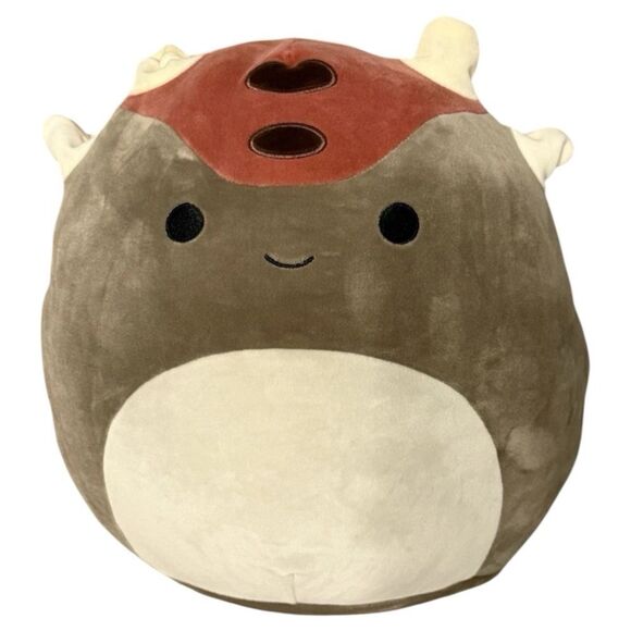 Squishmallows Other - Squishmallows Ainhoca Armored Gray Ankylosaurus Dinosaur 12" Plush Toy